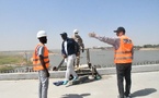 Tchad : Le ministre Aziz Mahamat Saleh inspecte les chantiers routiers de N'Djaména et exige l'accélération des travaux