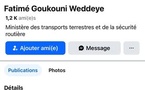 Tchad - Attention aux arnaques en ligne : La ministre Fatimé Goukouni Weddeye n'est présente sur aucun réseau social