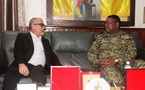 RCA - Coopération militaire et humanitaire : Le Général Mamadou s'entretient avec le CICR et les États-Unis