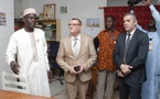 Tchad : l'ambassadeur d'Algérie en visite dans les locaux de la Maison des Médias du Tchad