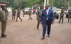 RCA : visite du président de la République au camp militaire de Béréngo