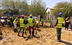 Tchad : Travaux d'aménagement et de nettoyage au Centre de santé de Diguel est