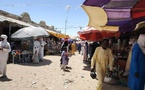 Tchad :  une équipe de la presse locale effectue une visite au marché central de Mao