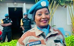 Tchad - RDC : Hommage solennel aux Casques bleus de la Police onusienne à Bunia, Commissaire Mariam Mokhtar Kalibou à l’honneur