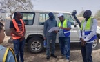 Tchad : Visite de l'Inspecteur Général du Ministère des Infrastructures sur le chantier Djermaya-Massaguet