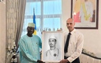 Tchad : Un artiste russe offre le portrait du Président Déby pour la fête de l'Indépendance