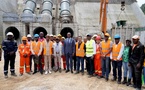 Gabon : le président de la République visite le chantier du barrage hydroélectrique de Kinguélé Aval