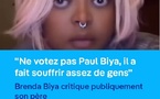 Cameroun : La déclaration explosive de Brenda Biya secoue les réseaux sociaux et la présidence
