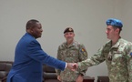 RCA : Présentation du nouveau commandant de l’EUTM-RCA au Président Touadéra