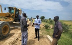 Tchad : Le Président du Conseil Provincial de la Tandjilé constate la reprise des travaux de la route Laï–Djoumane