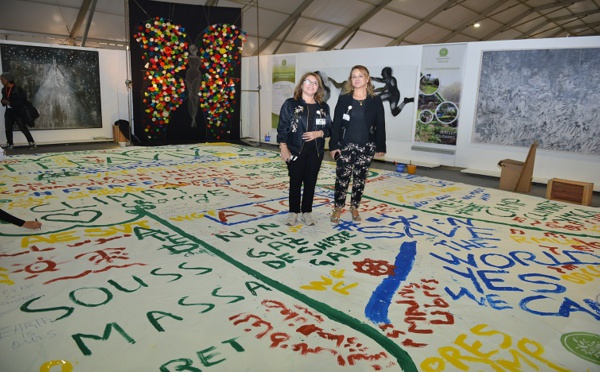 Toile Géante : l’art écologique citoyen au  rendez-vous de la COP 22 de Marrakech 