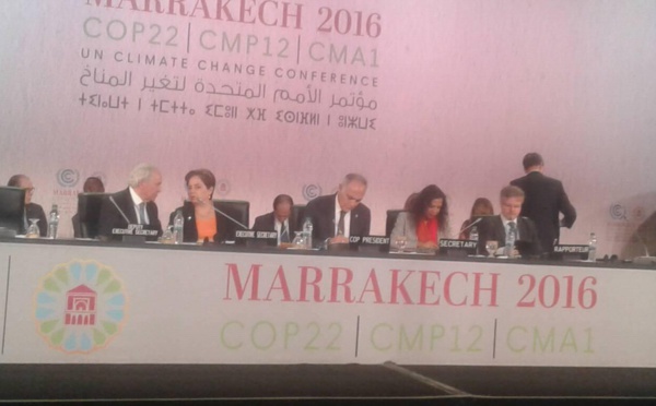 COP22 : Un nouvel élan avec la proclamation de Marrakech contre le changement climatique