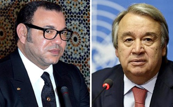 Le Roi Mohammed VI, un défenseur incontestable du dossier d'Al Qods auprès du Secrétaire Général de l’Organisation des Nations Unies
