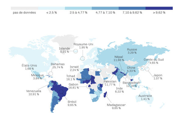 Les droits de douane américains 9,6 fois plus bas qu'au Tchad