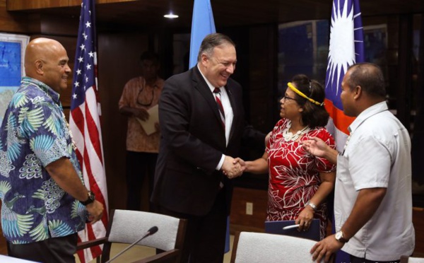 Pompeo : « Vos petites îles sont de grands bastions de la liberté »