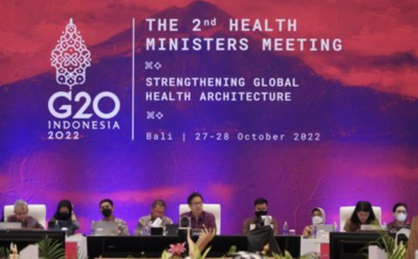 G20 : la réunion des ministres de la Santé présente six actions clés pour le prochain sommet des dirigeants