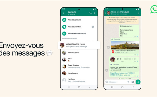 Envoyez-vous des messages : WhatsApp déploie une nouvelle fonctionnalité