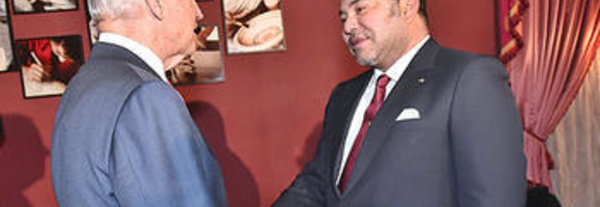 Entretien entre le Roi du Maroc et  le Vice-Président américain à Fès