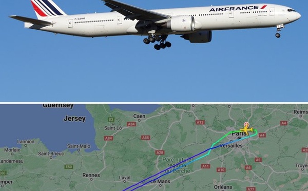 Un téléphone portable cause un détournement d'avion d'Air France