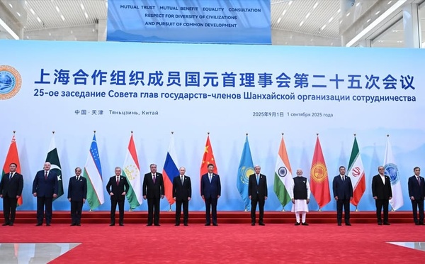 Sommet de l'OCS : le Président Poutine à la séance photo officielle