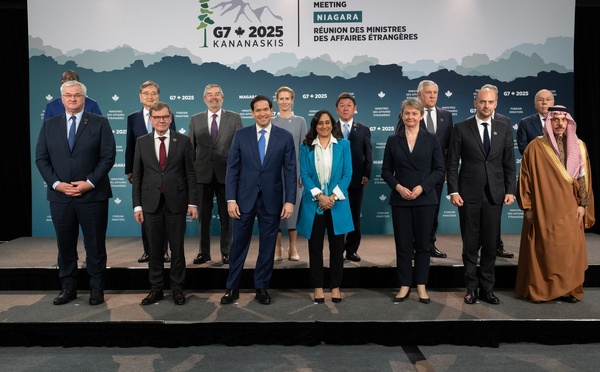 Ukraine/Soudan/Moyen-Orient : les ministres des Affaires étrangères du G7 appellent à la paix