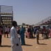 Des élèves évanouis à N'Djamena lors d'un défilé.