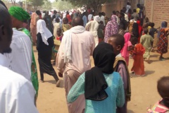  Tchad : un incendie provoque d'importants dégâts à N'Djamena, au quartier N'Djari, le 22 février 2019.