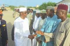 visite du président tchadienn Idriss Déby à Abéché