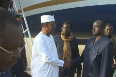visite du président tchadienn Idriss Déby à Abéché