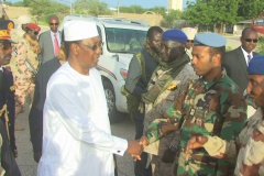 visite du président tchadienn Idriss Déby à Abéché