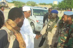 visite du président tchadienn Idriss Déby à Abéché
