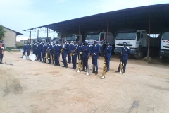 Cérémonie commune Abéché pour le personnel 