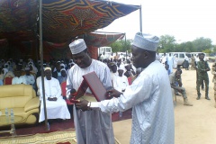 Cérémonie commune Abéché pour le personnel 