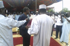 Cérémonie commune Abéché pour le personnel