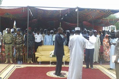 Cérémonie commune Abéché pour le personnel