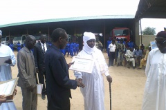 Cérémonie commune Abéché pour le personnel 