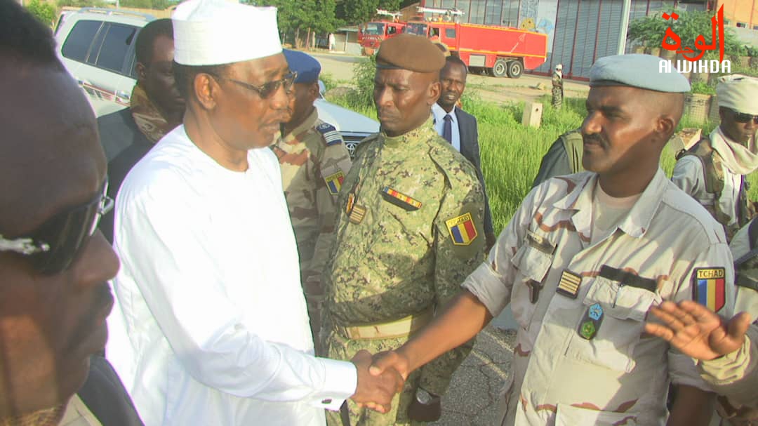 visite du président tchadienn Idriss Déby à Abéché