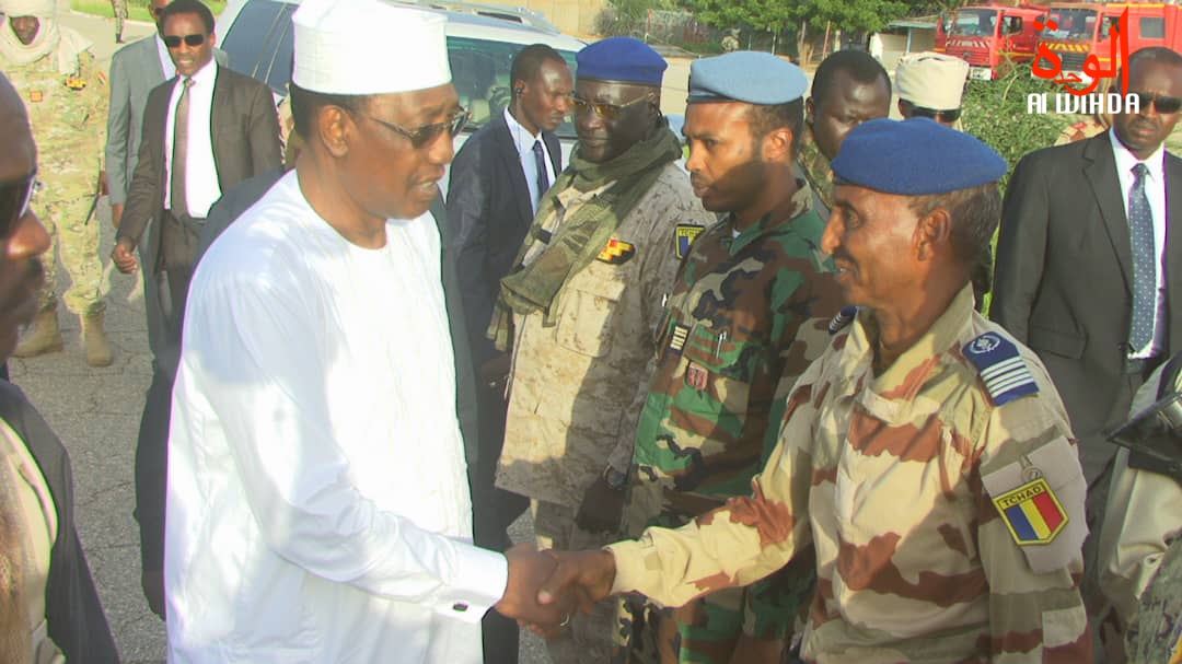 visite du président tchadienn Idriss Déby à Abéché