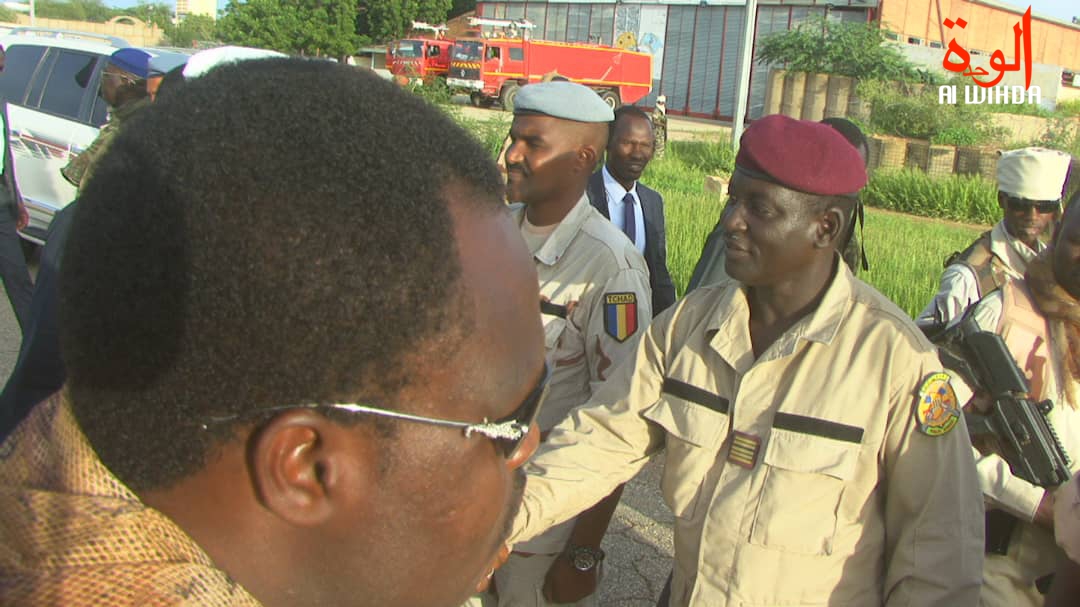 visite du président tchadienn Idriss Déby à Abéché