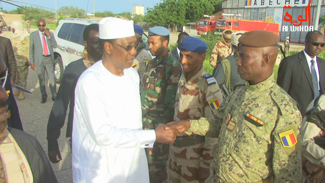 visite du président tchadienn Idriss Déby à Abéché