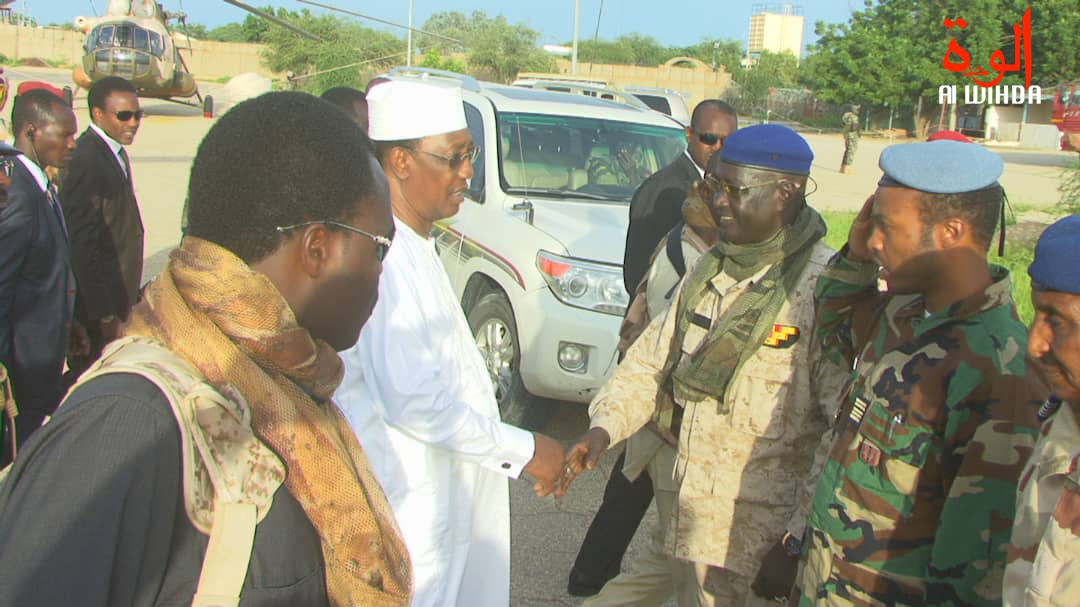 visite du président tchadienn Idriss Déby à Abéché