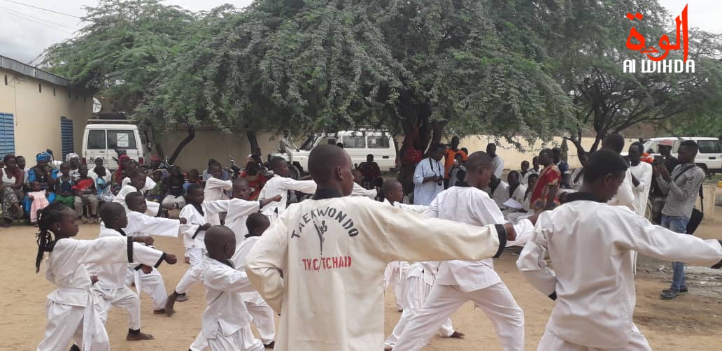 Taekwondo Abéché cérémonie