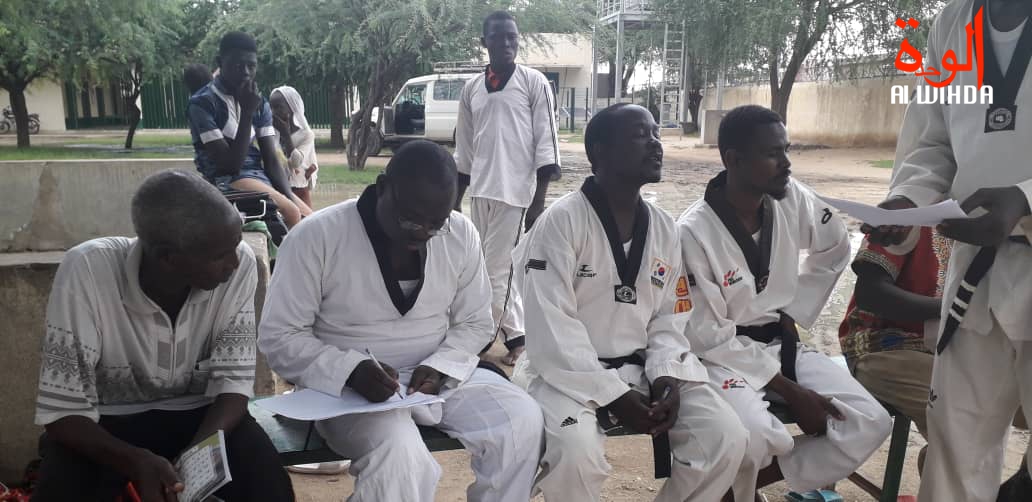 Taekwondo Abéché cérémonie