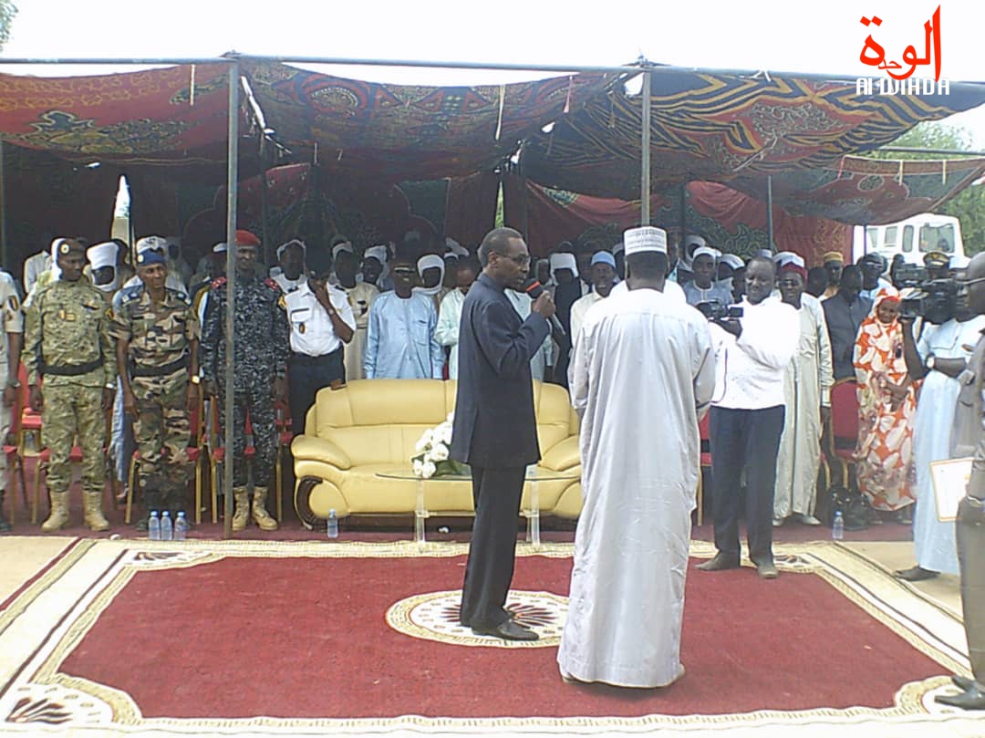 Cérémonie commune Abéché pour le personnel