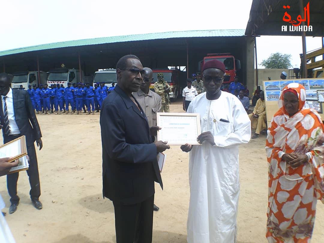 Cérémonie commune Abéché pour le personnel