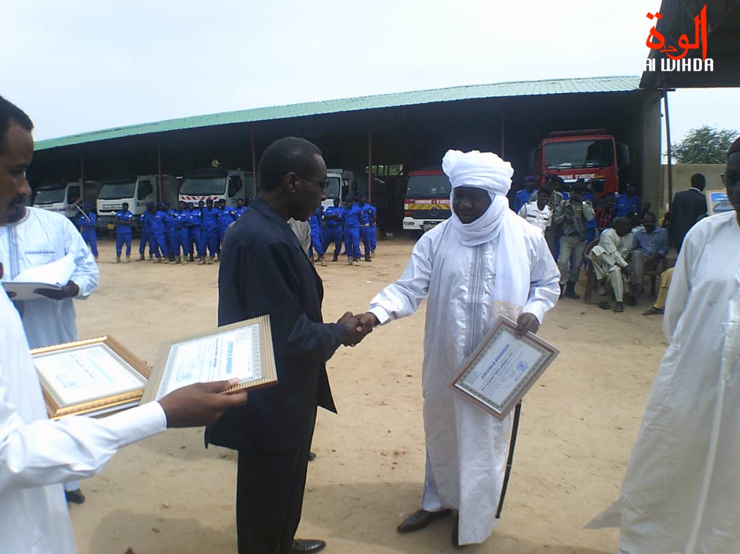 Cérémonie commune Abéché pour le personnel