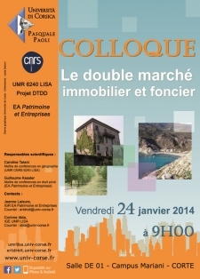 Brèves réflexions sur le colloque consacré au double marché immobilier et foncier