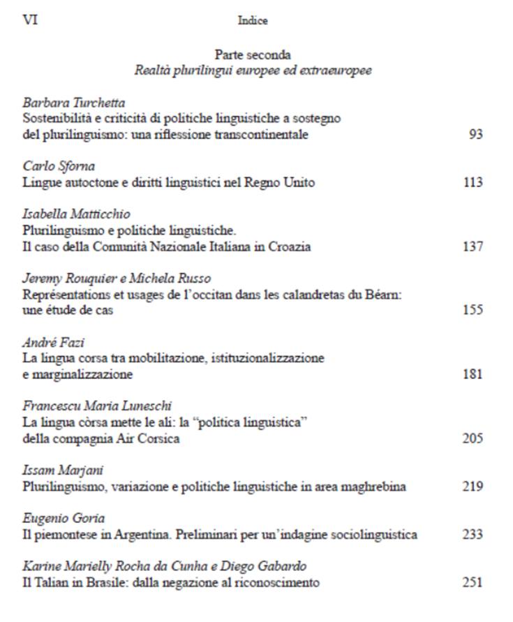 La lingua corsa tra mobilitazione, istituzionalizzazione e marginalizzazione