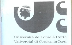 Le projet du directoire de l'Université de Corse - 1975