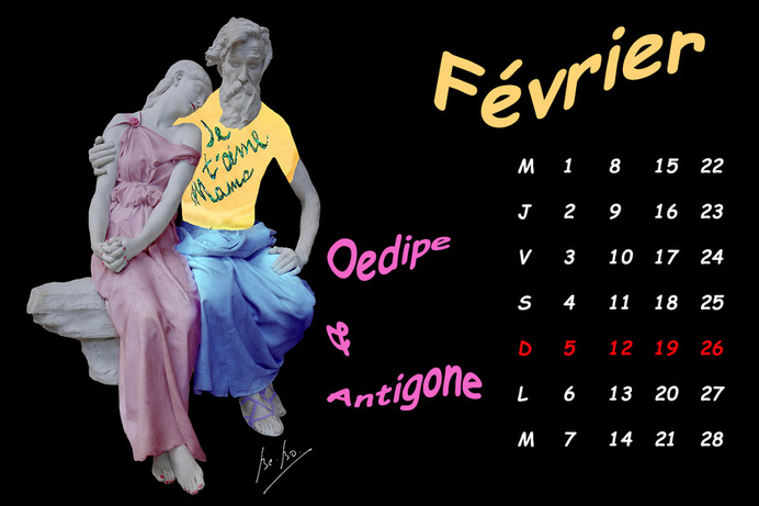 Le thème d'Oedipe revisité... et si Oedipe, dans les bras de sa fille-soeur, regrettait toujours sa maman-épouse !.....